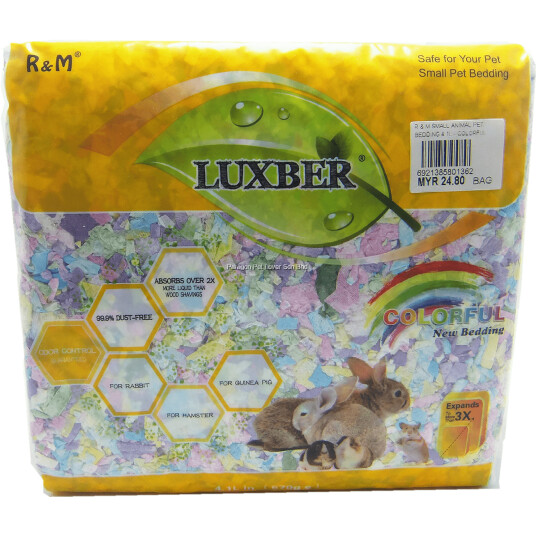 Luxber papirstrø smådyrmix 4.1L Hvit