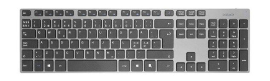 Deltaco TB-802 Trådløst Tastatur Nordisk Grå med QWERTY Layout Deltaco TB-802 Trådløst Tastatur Nordisk Grå med QWERTY Layout
