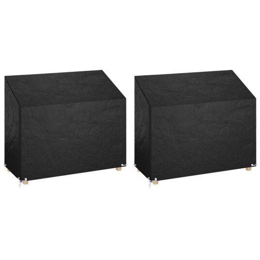 vidaXL Trekk til hagebenk 2 stk 8 maljer 160x70x70/88 cm polyetylen