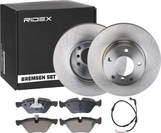 Bremseskiver og -klosser RIDEX 3405B0498