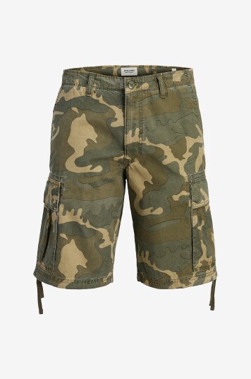Jack & Jones   Cargoshorts jpstCole Frank Cargo Shorts Mid   Grønn