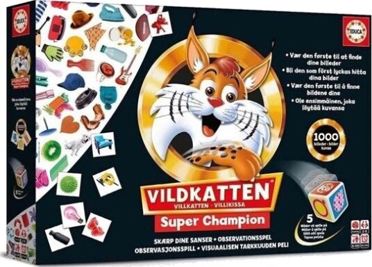 Vildkatten Super Champion 1000 Barnespill for 2-6 Spillere, 10+ År