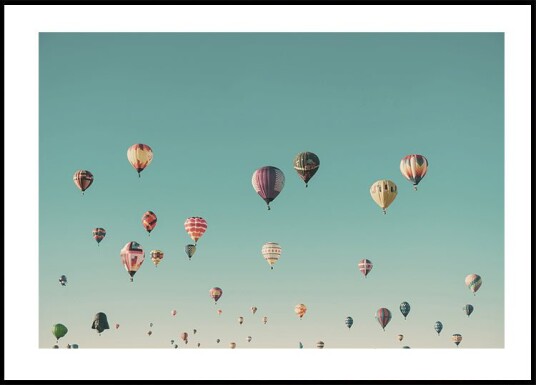 Hot Air Balloons Plakat Plakat / 70x100cm