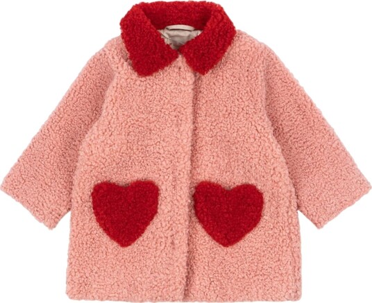 Konges Sløjd Fleecejakke Teddy Calin Mellow Rose Konges Sløjd 4 år (104) Fleecejakke Rosa Rød