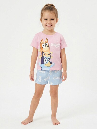 Bluey Pysjamas Light pink 104 110