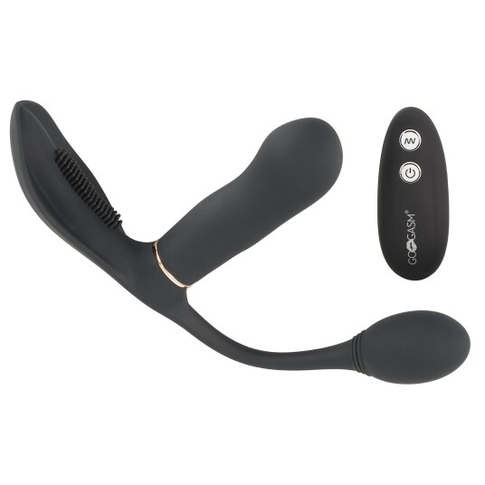 GoGasm Pussy and Ass Vibrator - Svart GoGasm Pussy and Ass Vibrator - Svart