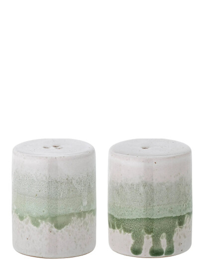 Bloomingville Paula Salt & Pepper Shaker Set - Green - 0.5 CL Bloomingville Paula Salt & Pepper Shaker Set - Green - 0.5 CL