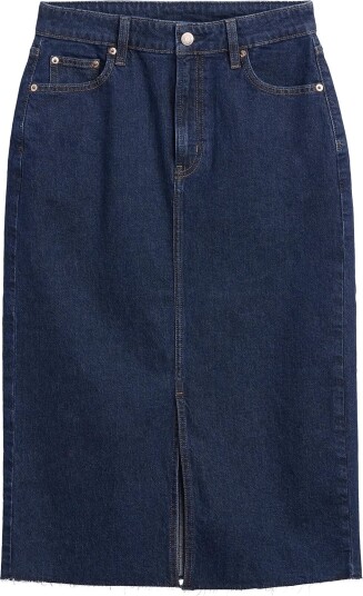 GAP Denim Midi Pencil Skirt From The Gap Collection Navy 33