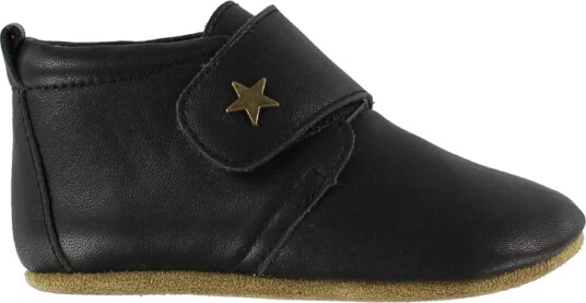 Bisgaard tøfler Velcro Star Black 18