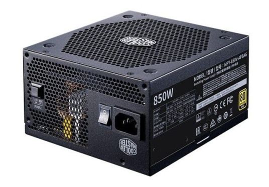 Cooler Master V Series V850 Gold - V2 Strømforsyning (PSU) - 850 Watt - 135 mm - 80 Plus Gold sertifisert