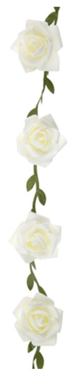Santex Rosegirlander Hvit