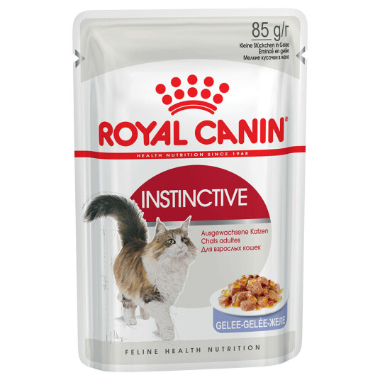 Royal Canin Instinctive Våtfôr til Voksne Katter i Gelé, 12 x 85 g