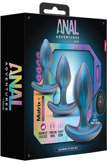 Blush Novelties Anal Adventures Matrix Cosmos Plug Kit