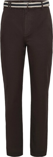 Scotch & Soda Warren Cotton Blend Twill Belted Chino RAVEN 34 x 32
