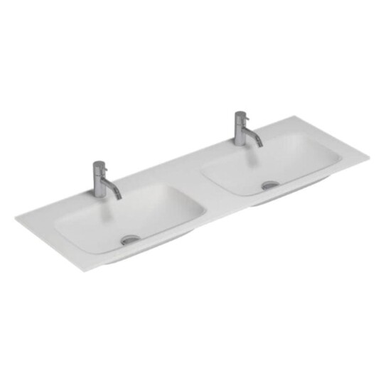 Dansani Calidris Form Måltilpasset D40cm Hvit Matt 160cm Dobbel