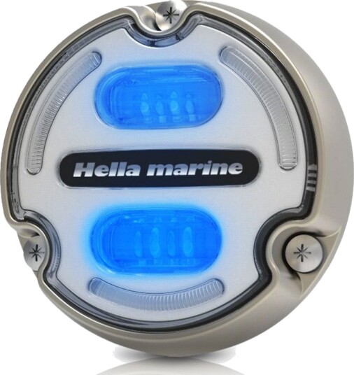 Undervannslys HELLA MARINE APELO A2 BRONZE WHITE BLUE 2LT 016 147 101
