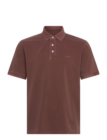 GANT Sunfaded Ss Polo   Brown   XXXL