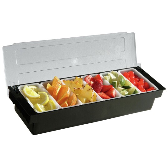 VEGA Cocktaildispenser Widnes; 49.5x15x9 cm (LxBxH); Svart/Transparent