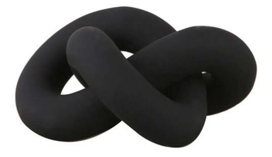 Cooee Design Knot Table large dekorasjon Black