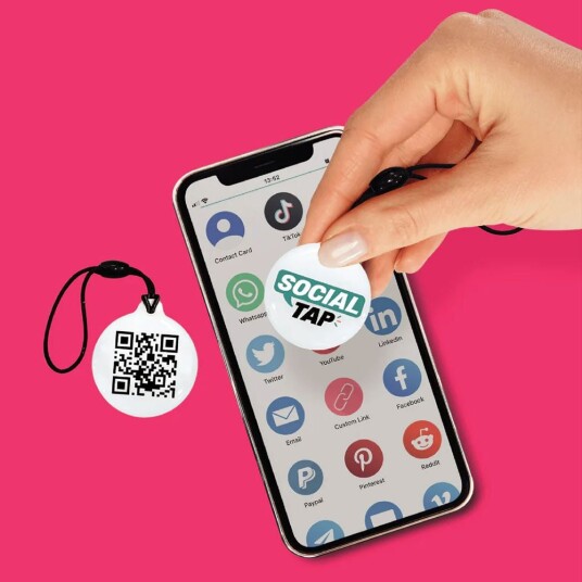 Mikamax FOB Tag Hvit med NFC-teknologi for Gadgets