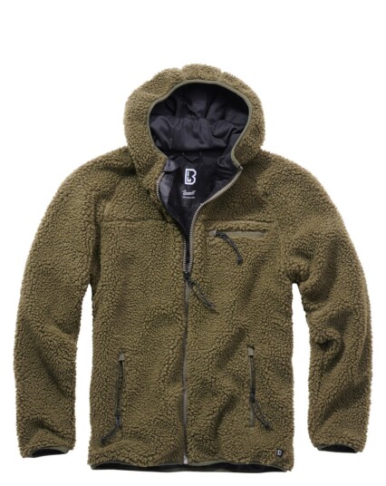 Brandit Teddyfleece Worker Jakke Oliven Brandit Teddyfleece Worker Jakke Oliven