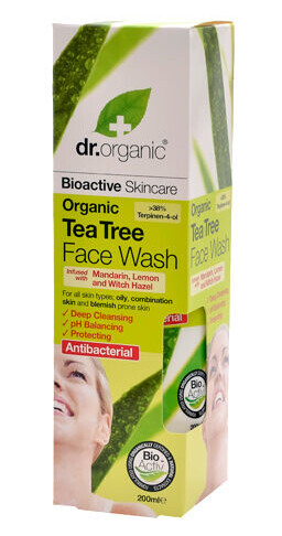 Dr. Organic Tea Tree Face Wash  200 ml