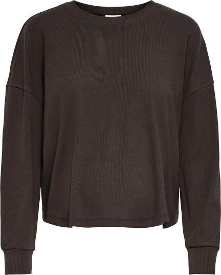 Only Maternity Olmduria L/S O Neck Top Jrs Brown S
