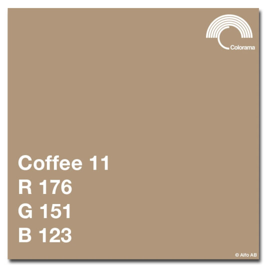 Colorama Bakgrunnspapir 0511 Coffee 1.35 x 11 m Colorama Bakgrunnspapir 0511 Coffee 1.35 x 11 m