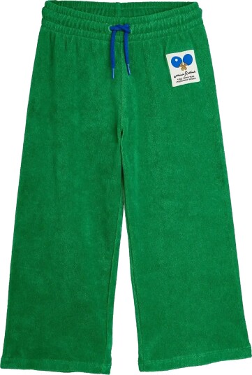 Mini Rodini Table Tennis Patch Terry Sweatpants Green 116/122 Mini Rodini Table Tennis Patch Terry Sweatpants Green 116/122