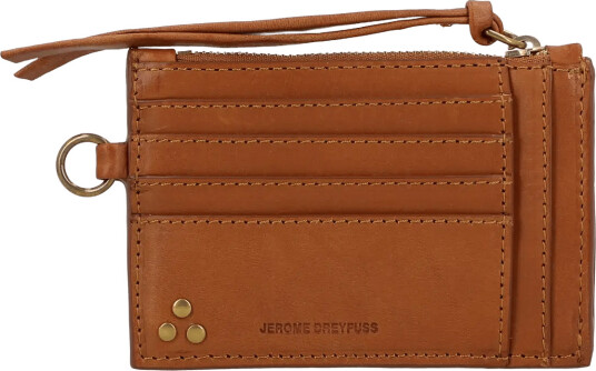 JEROME DREYFUSS Lucky Porte Cartes Wallet   Brown   ONE SIZE