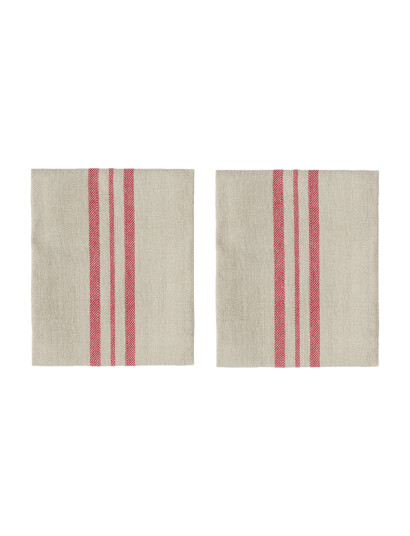 OYOY Living Design Linu Napkin - Pack Of 2 - Beige - ONE SIZE x 45