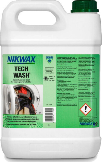 Nikwax Tech Wash 5 liter Nocolour Nikwax Tech Wash 5 liter Nocolour