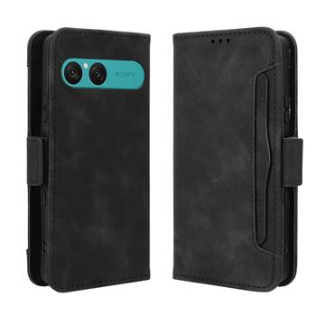 Sony Xperia 10 VII Kortholder Lommebokveske Svart