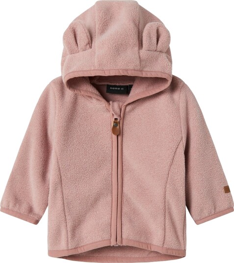 Name It Woodrose Nbnmeeko Fleece Jakke Melange 86