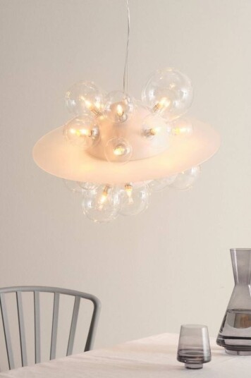 Jotex FLOAT taklampe Hvit/glass 1641472-01-0 1665414-01-0