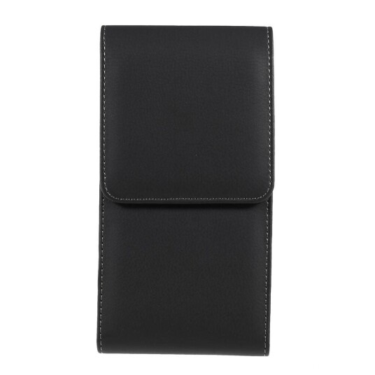 INCOVER Universell Oxford Cloth Skinn Belteveske til Smarttelefon - XXL - Svart - (Maks. Mobil: 160 x 80 x 16 mm)