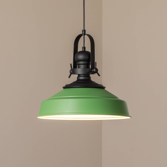 Pendellampe Opviq dimbar Grønn Kjøkken Metall Industriell design Pendellampe Opviq dimbar Grønn Kjøkken Metall Industriell design