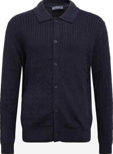 Mango Knitted Braided Cardigan NAVY L