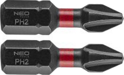 NEO Tools Slagbitssett 56-501 PH2, 25 mm, 2 Stk.