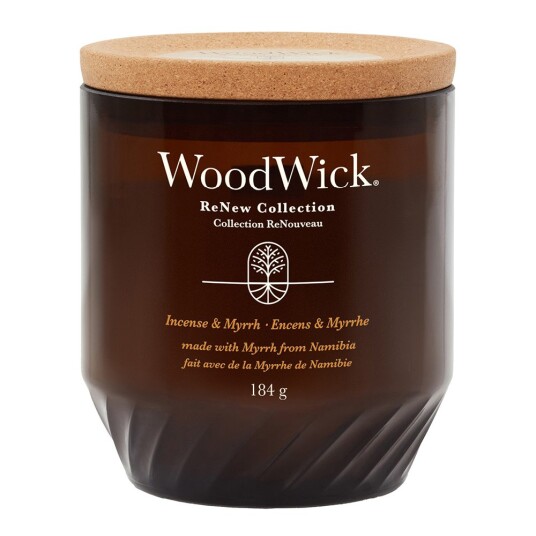 WoodWick - Renew duftlys medium incense & myrrh