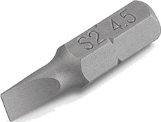 Bits Rett spor 4,5 mm x 0,6 mm - 2 stk.