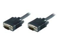 MicroConnect VGA-kabel - HD-15 (VGA) (hann) til HD-15 (VGA) (hann) - 15 m - svart