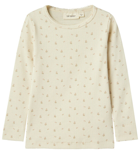 Lil"Atelier Turtledove Flower Gago Slim Bluse Noos 104