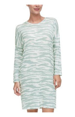 Femilet Yara Nightdress Grønn/Hvit modal 42 Dame