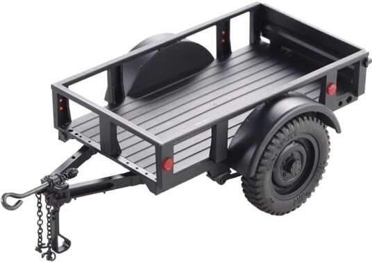 FMS FCX18 Utility Trailer C Black FMS FCX18 Utility Trailer C Black
