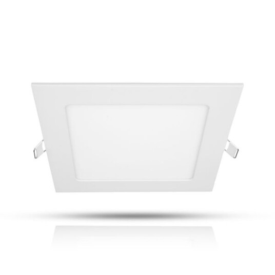 Downlight AGGE Square Flood White IP44 / CCT / Dimbar 12W / 170 mm