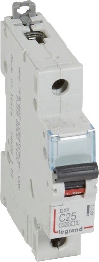 Legrand 10 stk DX3 MCB automatsikring B25 1P 1M 6/10kA