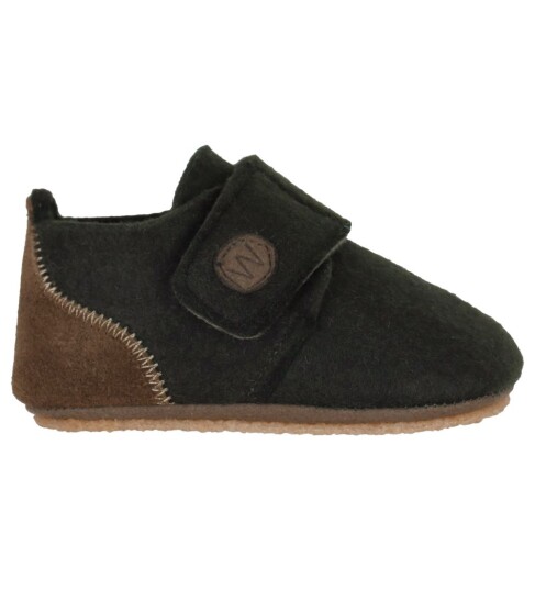 Wheat Tøfler Ull Marlin Felt Olive Wheat 21 Tøfler Grønn