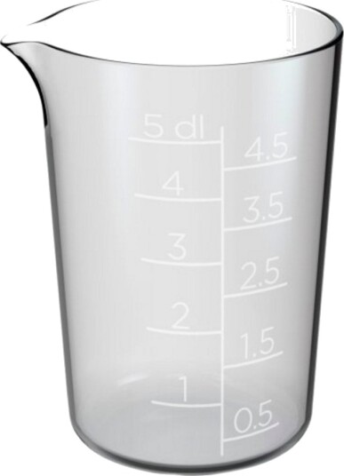 GastroMax  Målebeger 0,5L klar