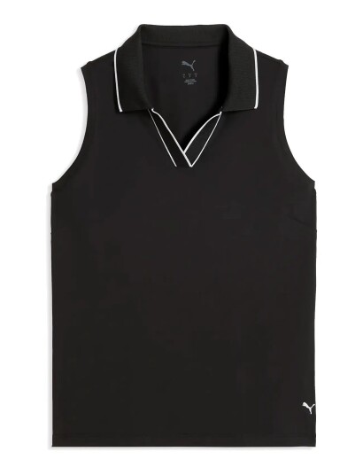 PUMA Golf W Cloudspun Ess Sl Polo Black XL PUMA Golf W Cloudspun Ess Sl Polo Black XL